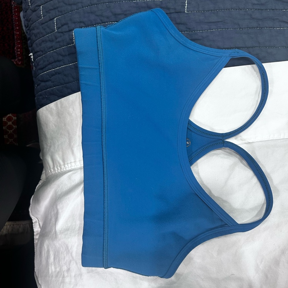 lululemon athletica Vibrant Blue Sports Bra Flow Y Bra